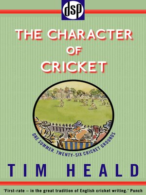 cover image of The Character of Cricket